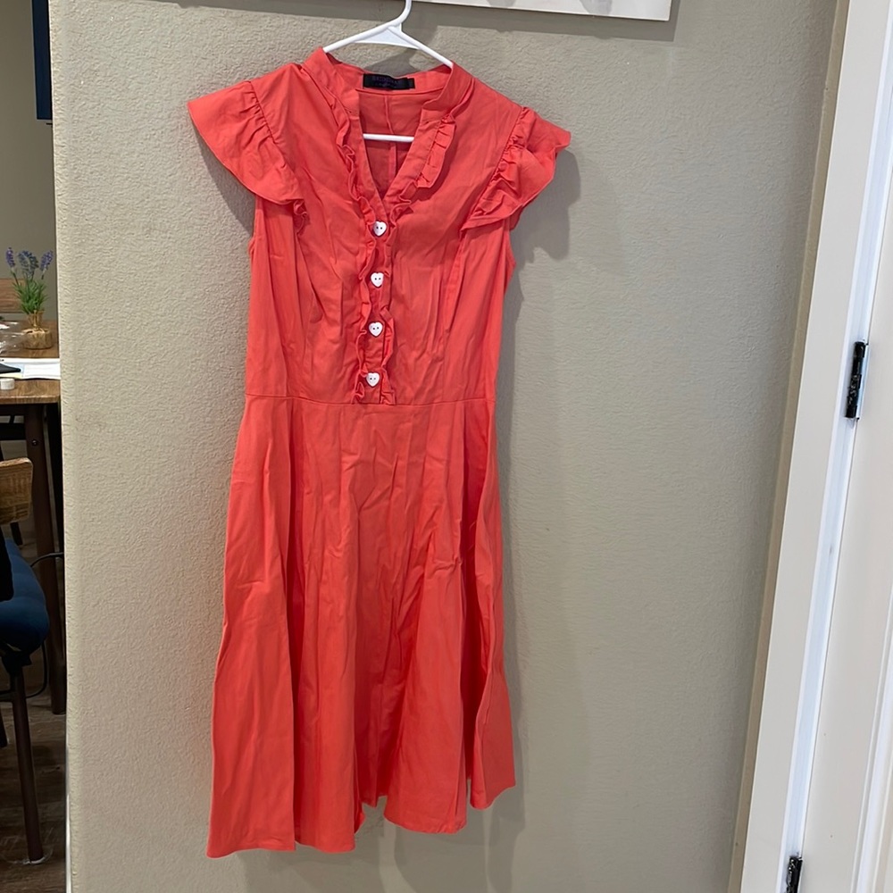 Bridesmay Salmon Dress Size L